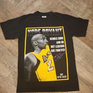 Black Kobe Bryant Tribute T-Shirt